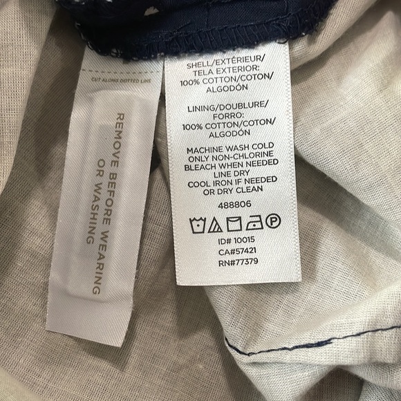 Ann Taylor eyelet fabric skirt Size 8 - Picture 12 of 14